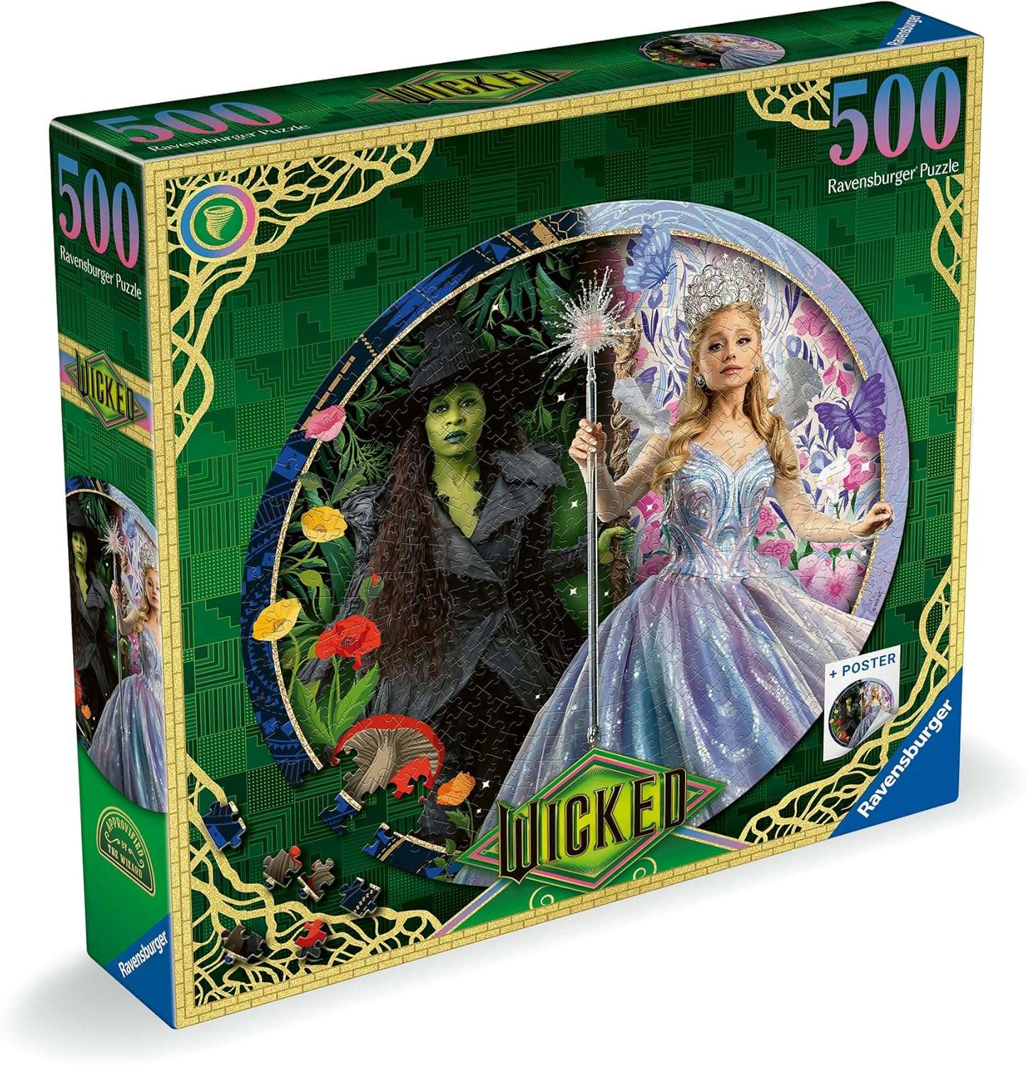 Ravensburger Wicked 2 Circular 500 piece Jigsaw Puzzle for Adults and Kids Age 10 Years Up