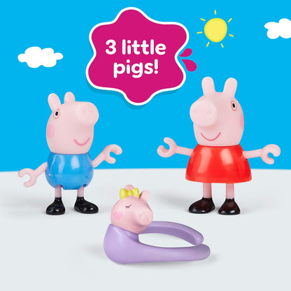 Peppa Pig Peppa's Family of Five Figure Set, Pink