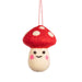 Smiley Felt Mushroom Hanging Decoration