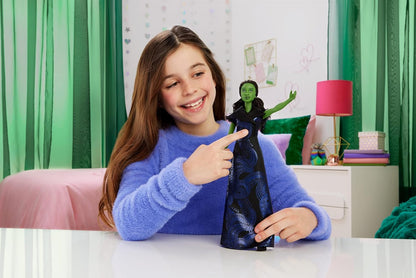 Mattel Universal Pictures’ Wicked: for Good Singing Elphaba Fashion Doll with Removable Outfit, Inspired by The Movie, Sings “for Good” in English