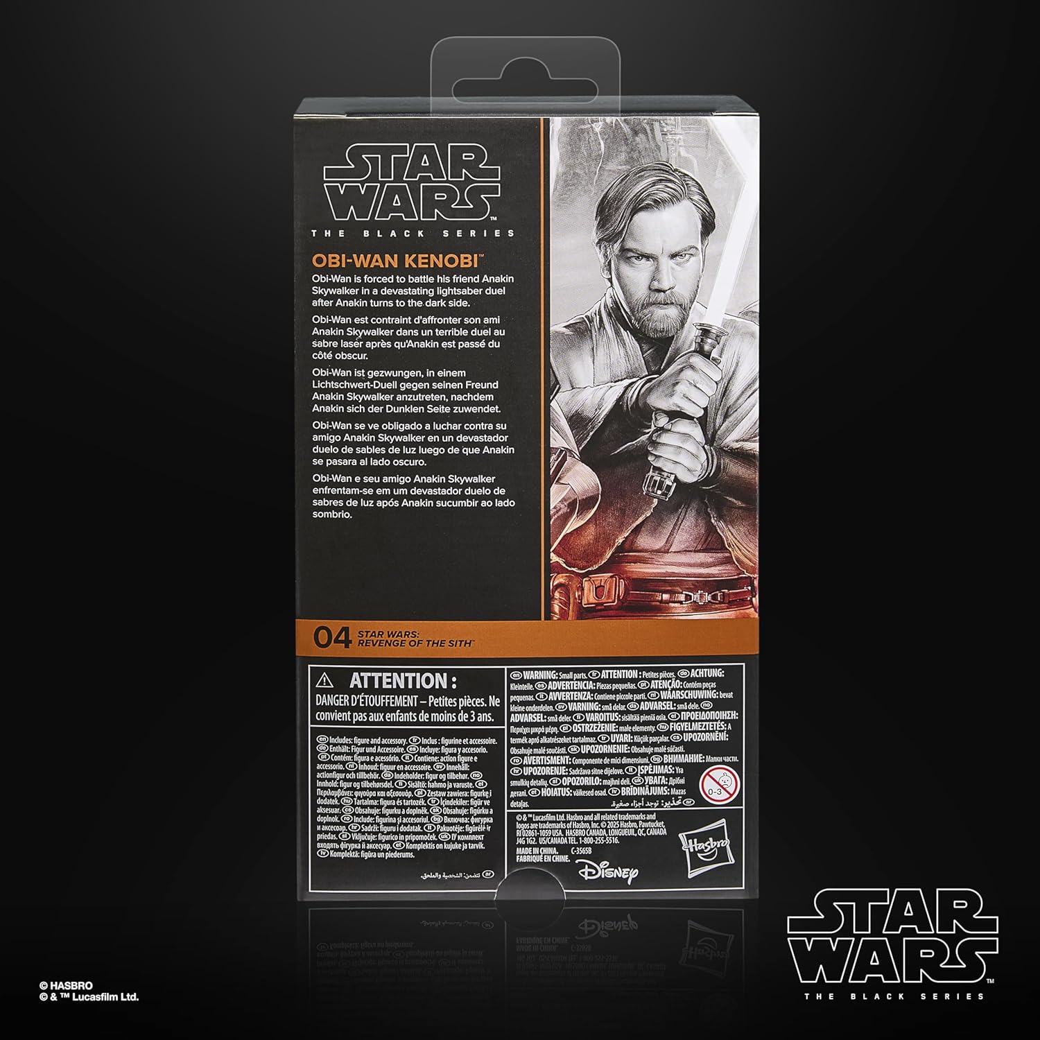 Star Wars The Black Series Obi-Wan Kenobi, Star Wars: Die Rache der Sith Premium Action-Figur zum Sammeln (15 cm