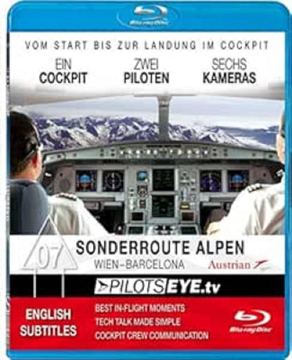 PilotsEYE.tv | ACROSS the ALPS | Vienna - BARCELONA |:| Disc® |:| Low Level Cockpit flight Austrian Airbus A 321-200
