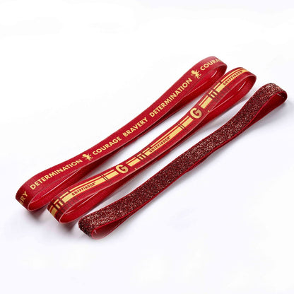 Official Harry Potter Gryffindor Elastic Headband Set