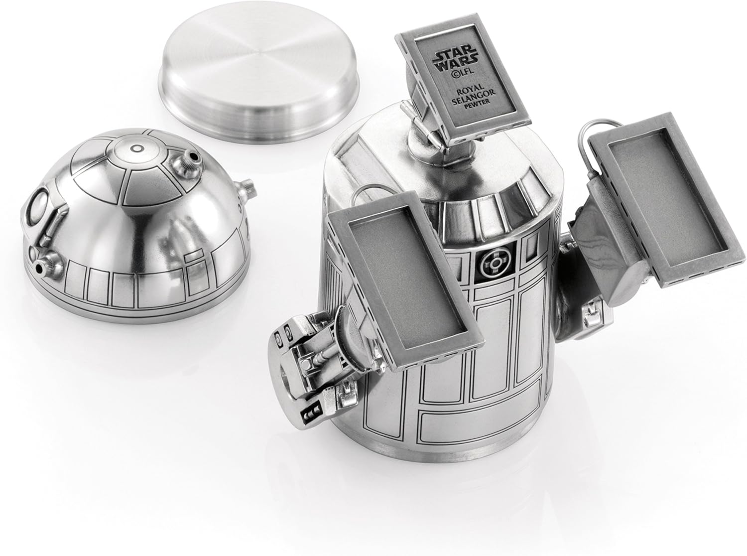 Royal Selangor Hand Finished Star Wars Collection Pewter R2D2 Canister