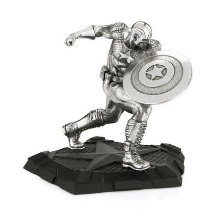 Royal Selangor Hand Finished Marvel Collection Pewter Captain America First Avenger Figurine