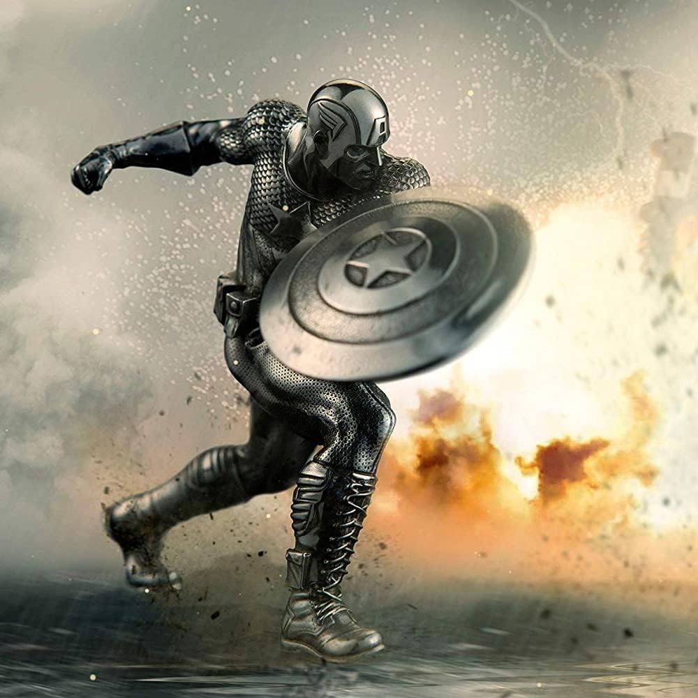 Royal Selangor Hand Finished Marvel Collection Pewter Captain America First Avenger Figurine