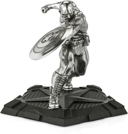 Royal Selangor Hand Finished Marvel Collection Pewter Captain America First Avenger Figurine