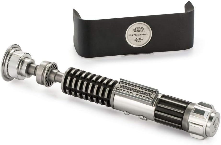 Royal Selangor Hand Finished Star Wars Collection Pewter Obi-Wan Kenobi Lightsaber Document Holder