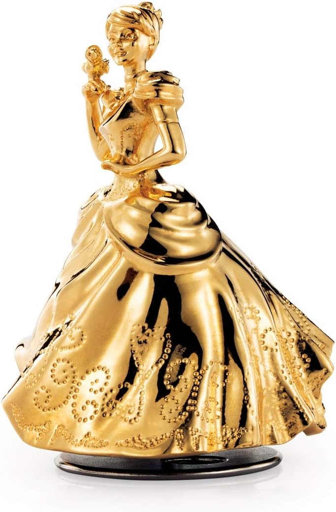 Royal Selangor Hand Finished Disney Music Carousels Collection Pewter Limited Edition Gilt Cinderella Music Carousel