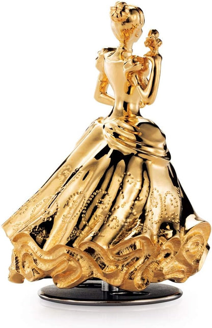 Royal Selangor Hand Finished Disney Music Carousels Collection Pewter Limited Edition Gilt Cinderella Music Carousel