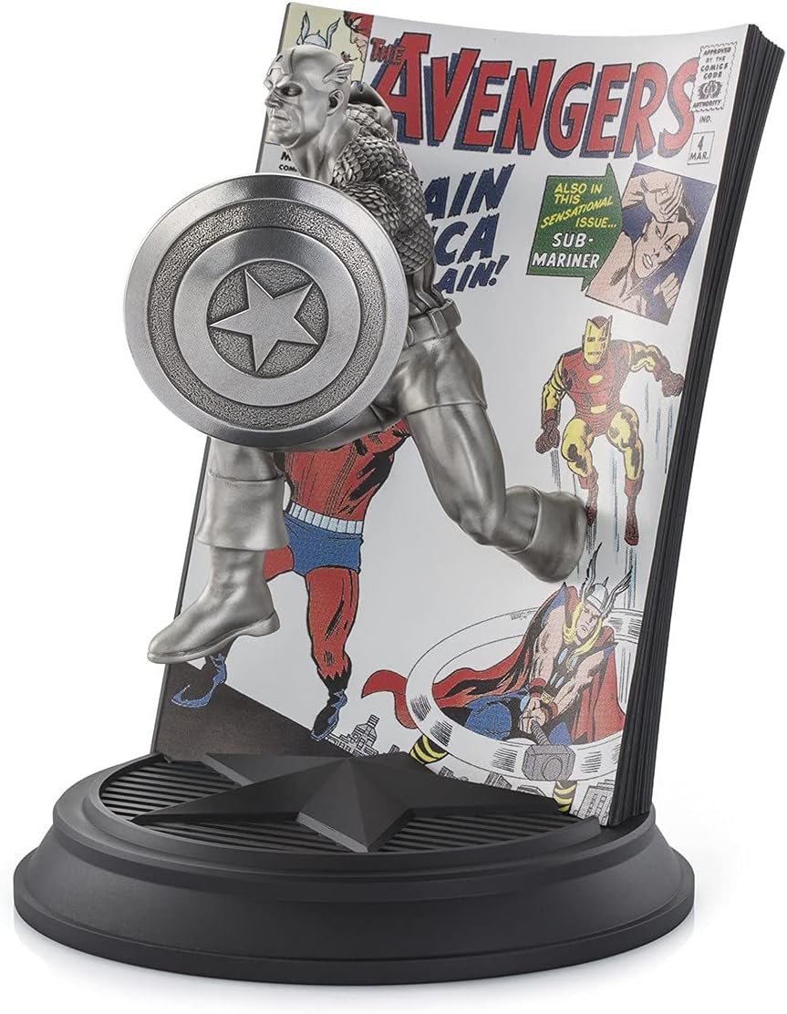 Royal Selangor Hand Finished Marvel Collection Pewter Limited Edition Captain America The Avengers #4