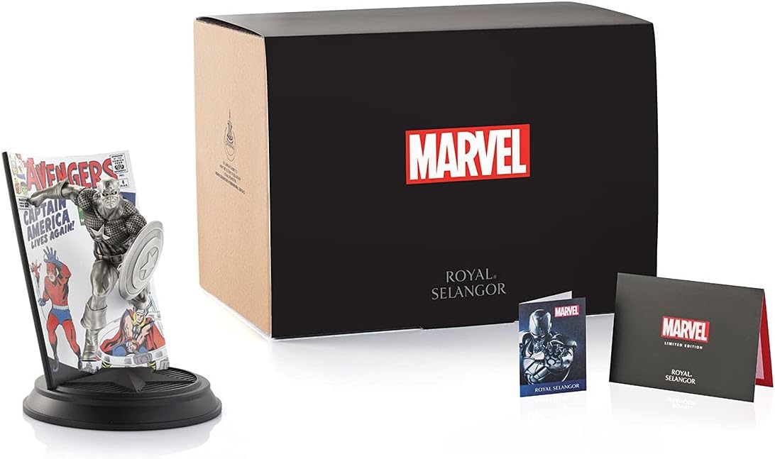 Royal Selangor Hand Finished Marvel Collection Pewter Limited Edition Captain America The Avengers #4
