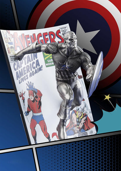 Royal Selangor Hand Finished Marvel Collection Pewter Limited Edition Captain America The Avengers #4