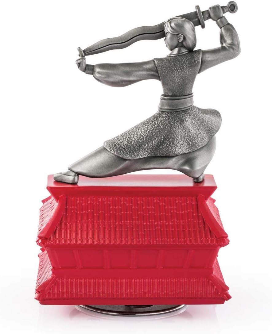 Royal Selangor Hand Finished Disney Music Carousel Collection Pewter Mulan Music Carousel
