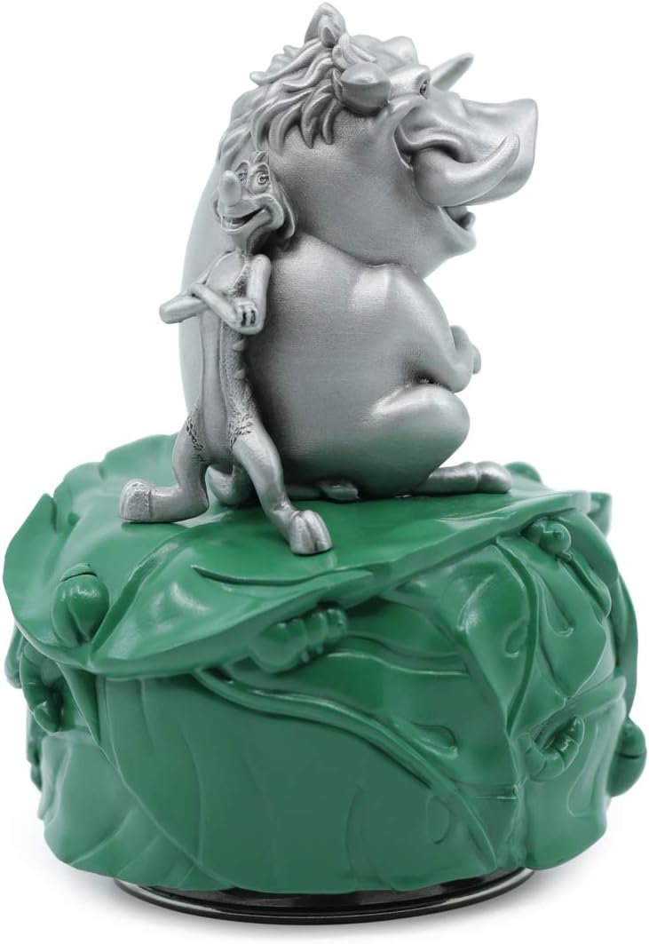 Royal Selangor Hand Finished Disney Music Carousel Collection Pewter Timon & Pumbaa Music Carousel