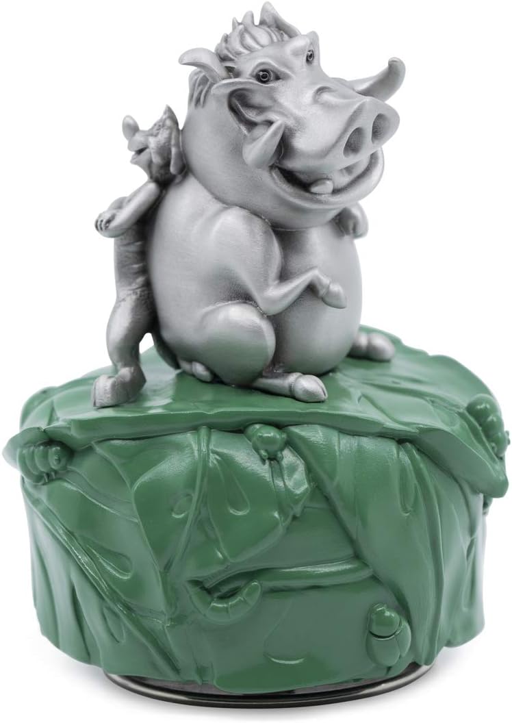 Royal Selangor Hand Finished Disney Music Carousel Collection Pewter Timon & Pumbaa Music Carousel