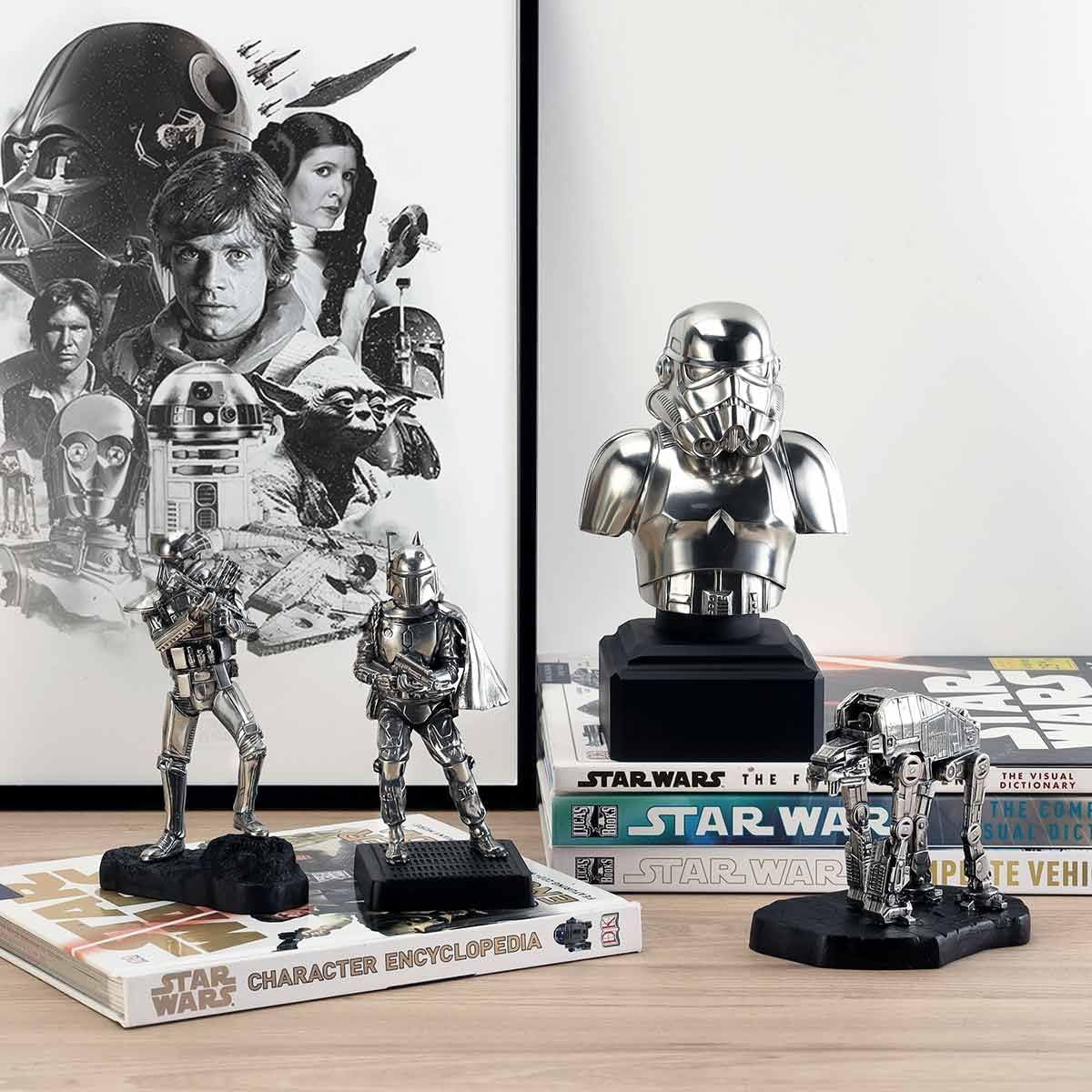 Royal Selangor Hand Finished Star Wars Collection Pewter Limited Edition Stormtrooper Bust