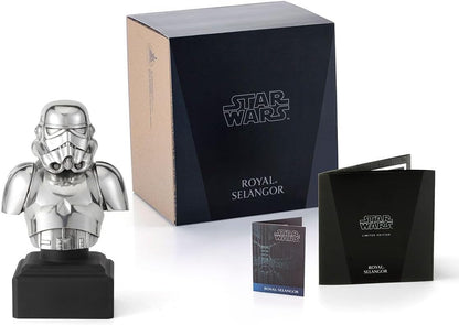 Royal Selangor Hand Finished Star Wars Collection Pewter Limited Edition Stormtrooper Bust