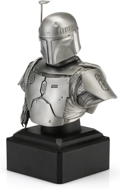 Star Wars By Royal Selangor 0179031 Limited Edition Boba-Fett Bust Figurine