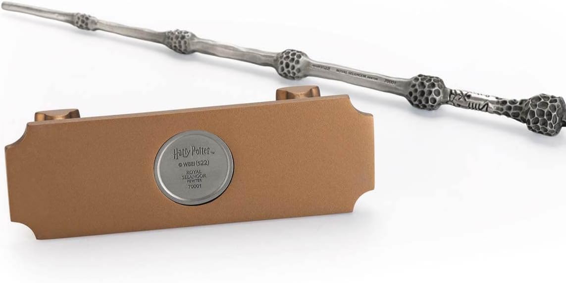 Royal Selangor Pewter Elder Wand Replica 1:1 Scale - Harry Potter Collection Collectible Gift Box Decor for Christmas