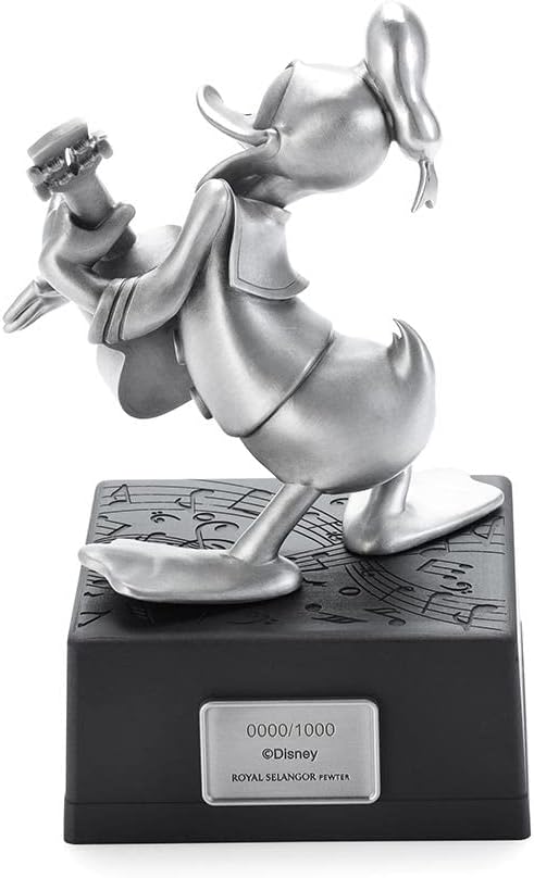 Royal Selangor Limited Edition Pewter Donald Duck 1937 Figurine - Disney Collectible/Statue Gift for Him/Her 6.89" Birthday Present for Adults
