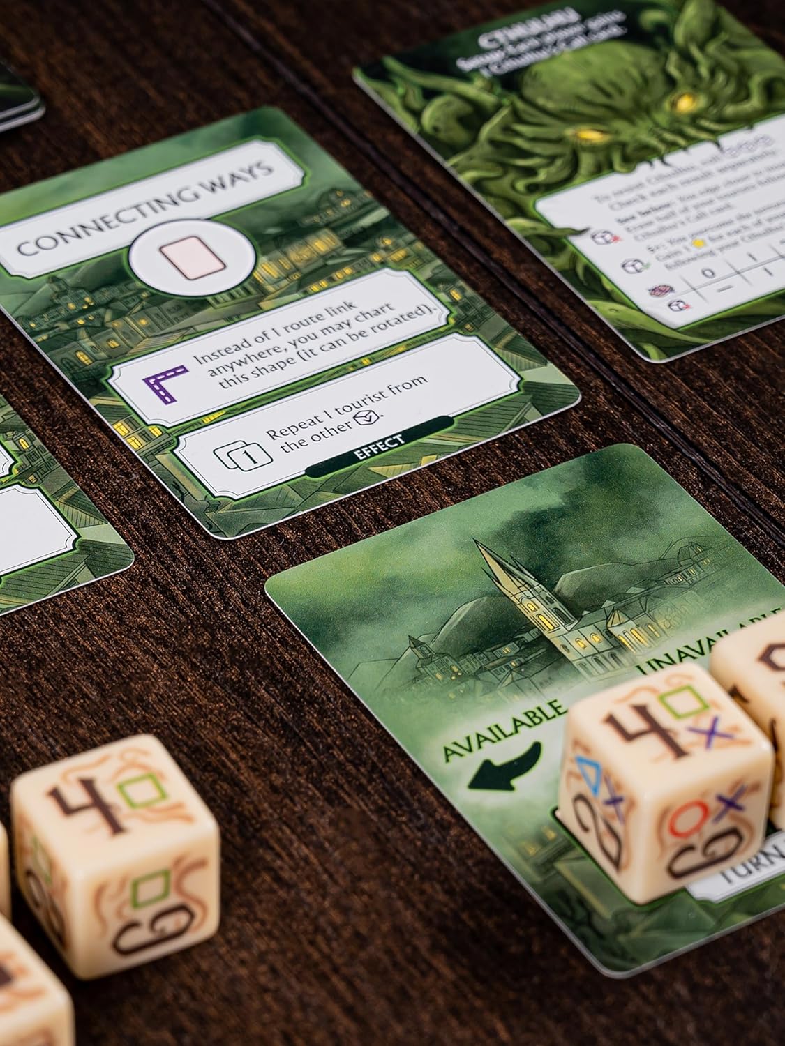 Crowd Games Arkham Travel Guide - Roll & Write Strategy Game with Eldritch Horror Twist | Tour Arkham, Avoid Horrors, Face The Old Ones, 1-4 Players, Ages 12+