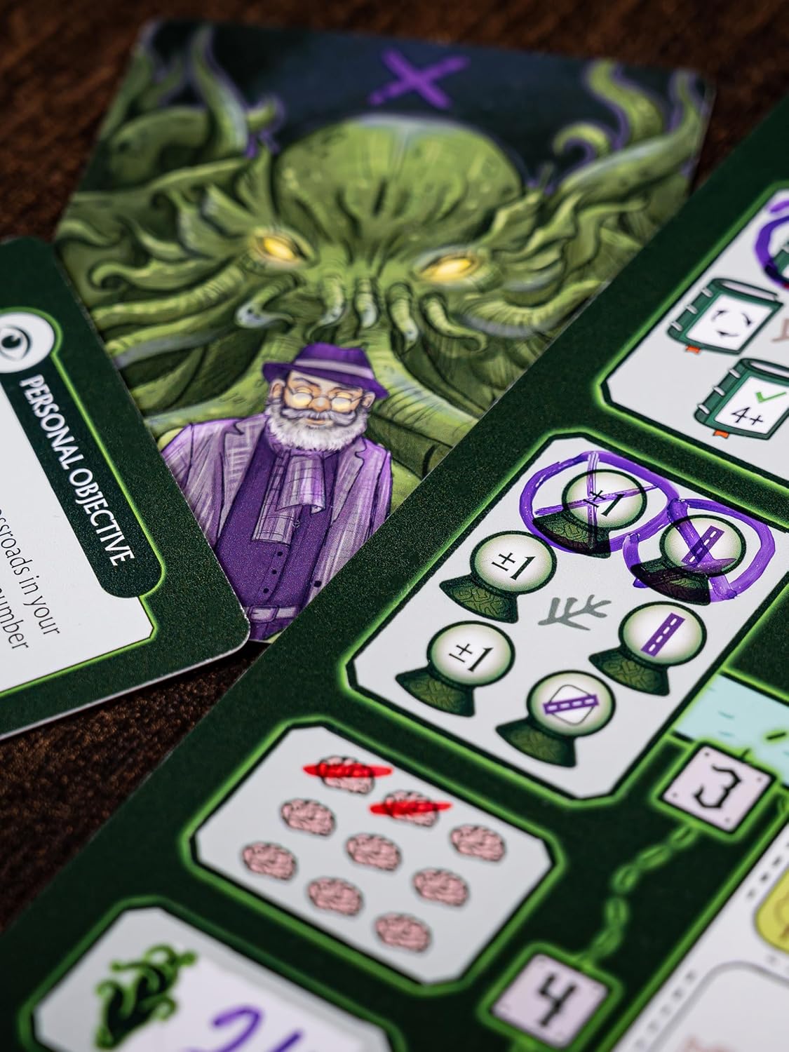 Crowd Games Arkham Travel Guide - Roll & Write Strategy Game with Eldritch Horror Twist | Tour Arkham, Avoid Horrors, Face The Old Ones, 1-4 Players, Ages 12+