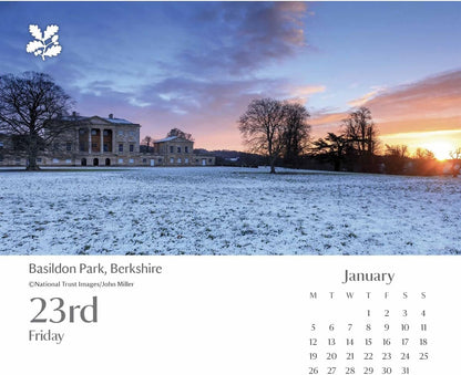 Carousel Worldwide, National Trust Escape 2026 Easel Desk Calendar