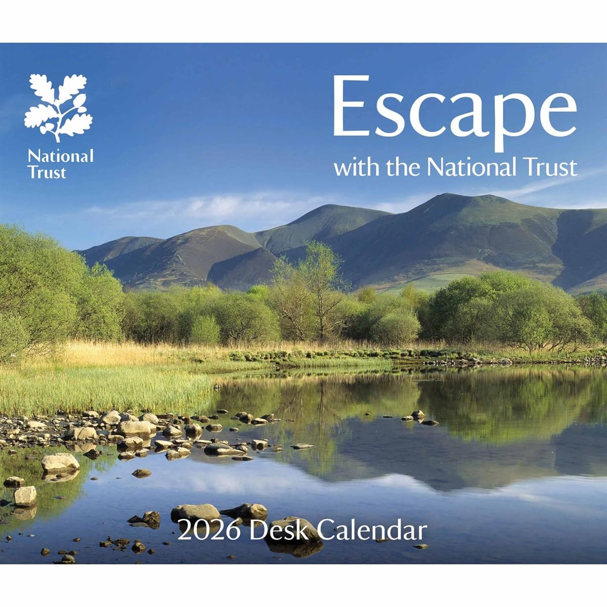 Carousel Worldwide, National Trust Escape 2026 Easel Desk Calendar
