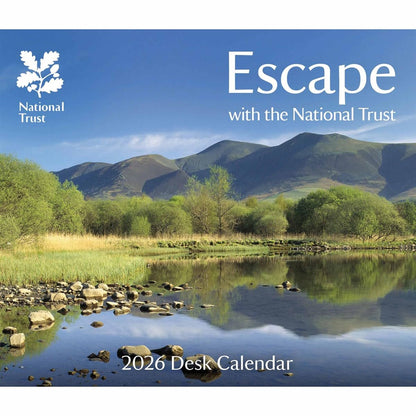 Carousel Worldwide, National Trust Escape 2026 Easel Desk Calendar