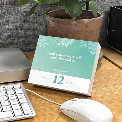 Carousel Worldwide, Inspirational Women 2026 Easel Desk Calendar