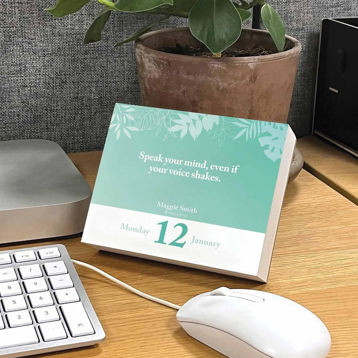 Carousel Worldwide, Inspirational Women 2026 Easel Desk Calendar