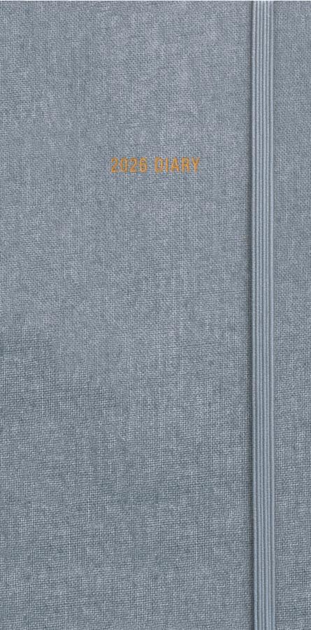 Carousel Worldwide, Charcoal 2026 Deluxe Slim Diary Planner