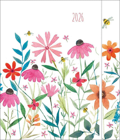Carousel Worldwide, Pretty Flowers 2026 Pocket Diary Planner