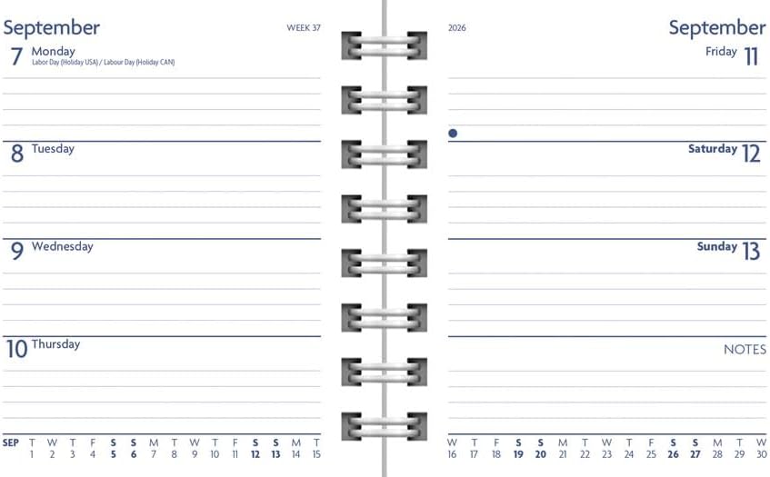 Carousel Worldwide, Floral Numbers 2026 Pocket Diary Planner