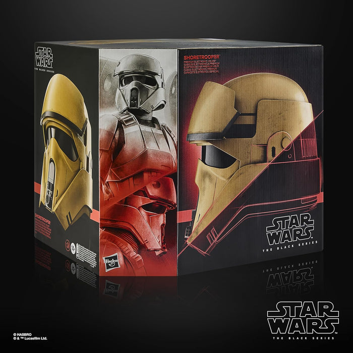 Star Wars The Black Series Shoretrooper Premium Electronic Role-play Helmet for Adults