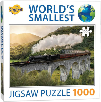 Cheatwell Games 1000 Piece Jigsaw World's Smallest Puzzle Glenfinnan
