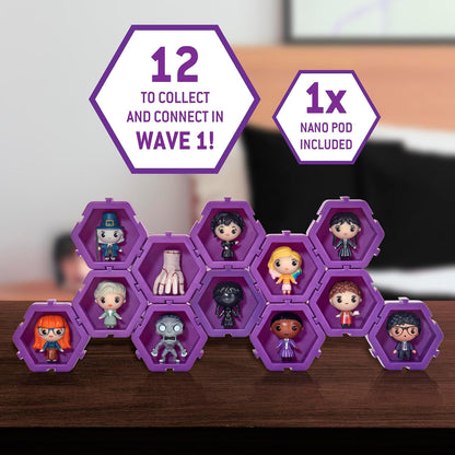 WOW! PODS NANO Wednesday Collectable Surprise | Connect and Collect Characters from the Wednesday Netflix Series |Connectable pod Connects to all NANO PODS | Toys for all Kids and Adult collectors