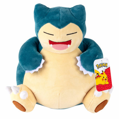 Pokemon Officially Licensed 12" Large Snorlax Plush - Generation One, Authentic 12" Soft Plush Toy Figure, Gift for Boys, Girls - 2+ Multicolored