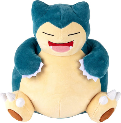 Pokemon Officially Licensed 12" Large Snorlax Plush - Generation One, Authentic 12" Soft Plush Toy Figure, Gift for Boys, Girls - 2+ Multicolored