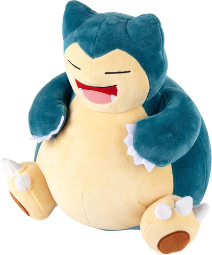 Pokemon Officially Licensed 12" Large Snorlax Plush - Generation One, Authentic 12" Soft Plush Toy Figure, Gift for Boys, Girls - 2+ Multicolored