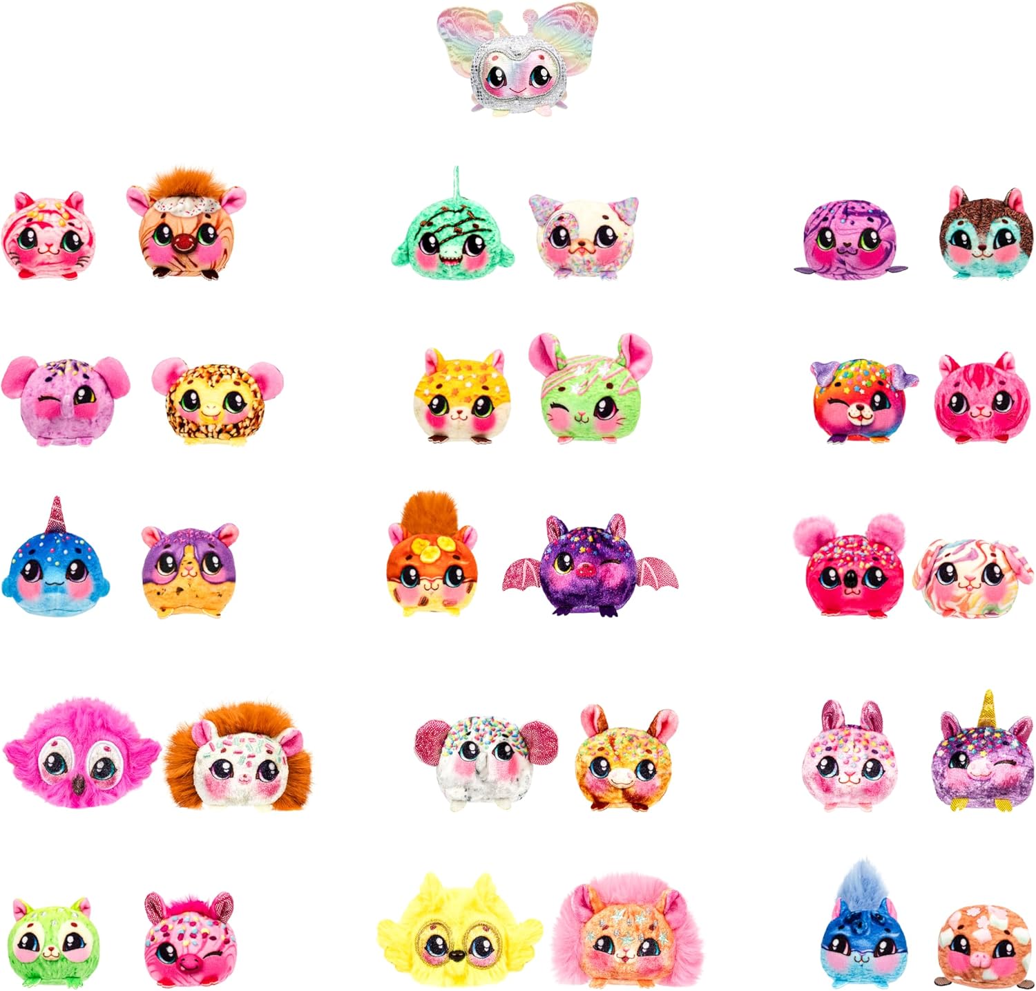 Cookeez Makery Yum Yumz Twin Pack, Full Of Fun And Full Of Yum! Add Ingredients & Discover 2 Super-Cute Scented Surprise Plush Pets Inside An Ice Cream Cone You Can Customize, Over 30 To Collect