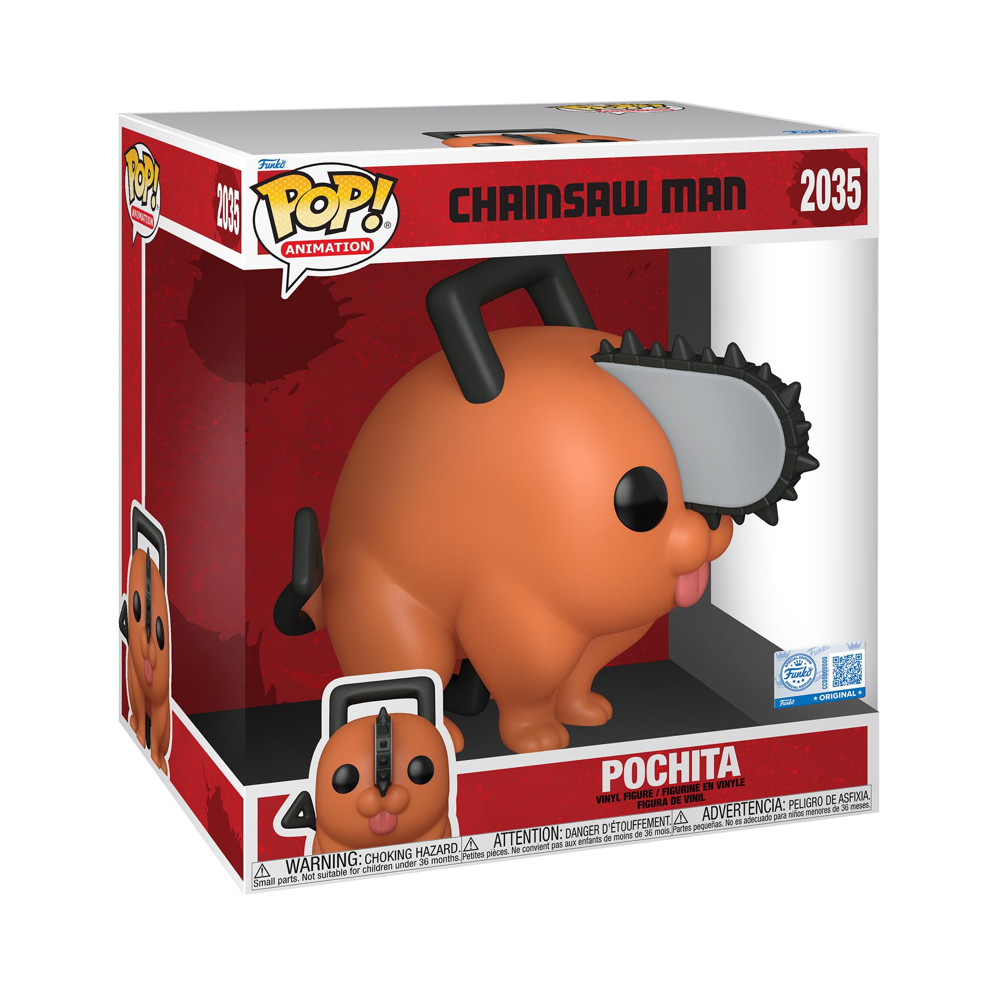 Chainsaw Man Super Sized Jumbo Pop! Vinyl Figure Pochita 25 Cm
