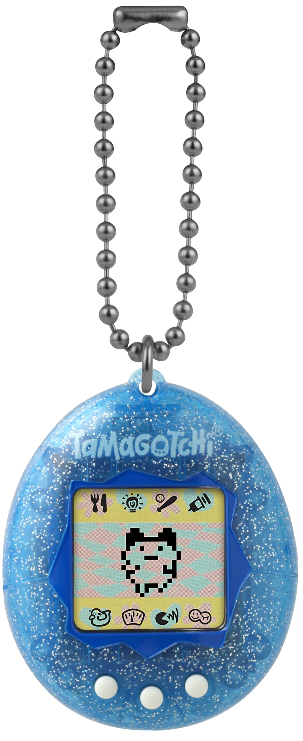 Bandai – Tamagotchi Original Color Collection Blue – virtueel elektronisch dier – interactief speelgoed in het Italiaans – Tamagotchi kleur blauw – speelgoed voor kinderen vanaf 8 jaar – 46009