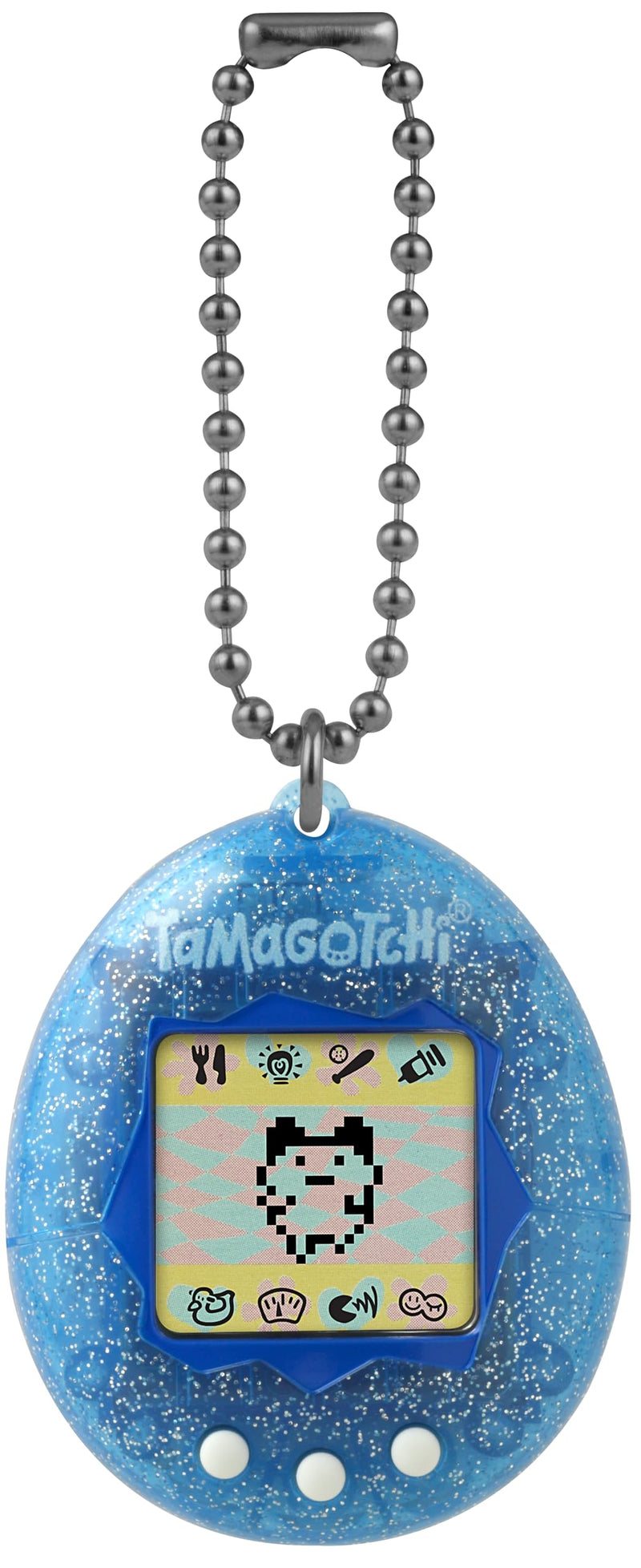 Bandai – Tamagotchi Original Color Collection Blue – virtueel elektronisch dier – interactief speelgoed in het Italiaans – Tamagotchi kleur blauw – speelgoed voor kinderen vanaf 8 jaar – 46009