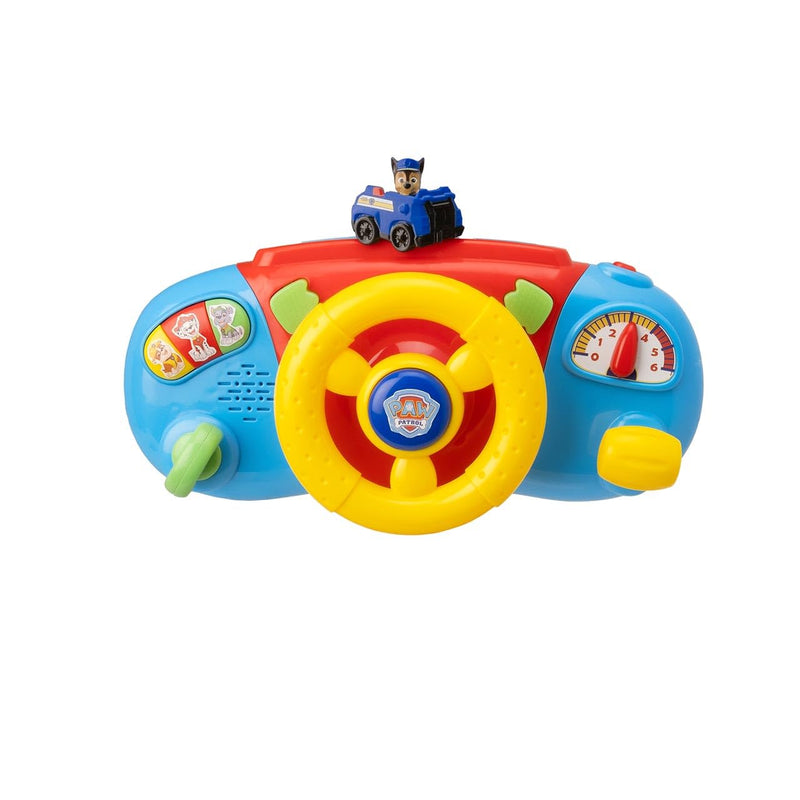 Paw Patrol - Chase-stuurwiel - rijsimulator - met lichten en geluiden - officieel product - +18 maanden (Deqube 931PAT15001