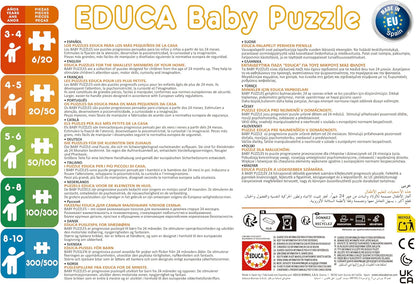 Educa 17573 12 maanden dieren puzzel