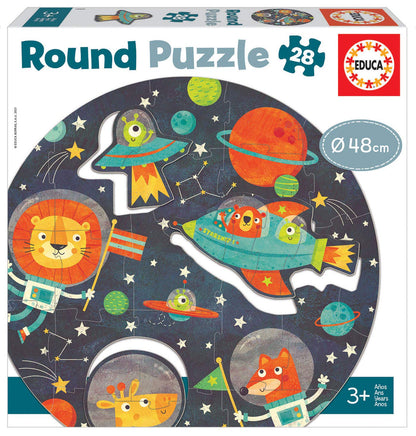 Educa Ronde puzzel, voor kinderen, 28 delen, vanaf 3 jaar (18908)