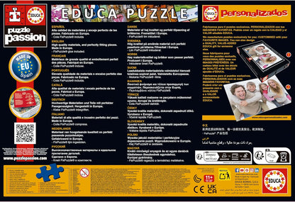 Educa - Bengaalse tijger, Catherina Estrada | puzzel met 500 delen voor volwassenen, afmetingen: 34 x 48 cm, inclusief Cola Fix puzzel vanaf 11 jaar (19912