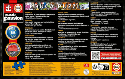 Educa - Tucanes, Catherine Estrada | puzzel 1000 stukjes voor volwassenen - afmetingen: 48 x 68 cm - inclusief Cola Fix puzzel vanaf 14 jaar (19934